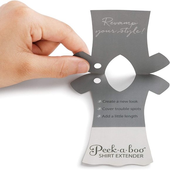 NEW! Demdaco Gingham Shirt Extender with Buttons - Medium (3 Extenders) - Picture 4 of 4